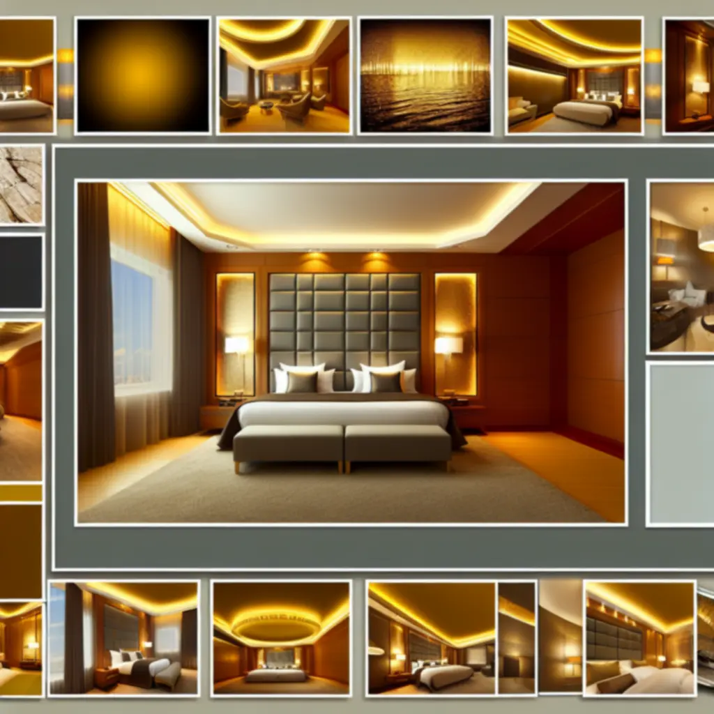 Deluxe kamer met kingsize bed en warme verlichting