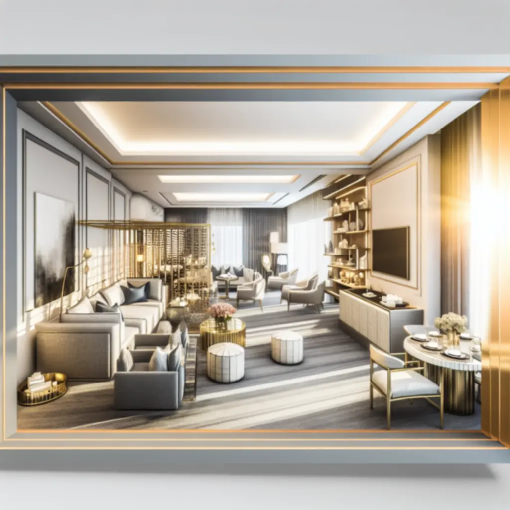 Premium suite met ruime living en elegant design