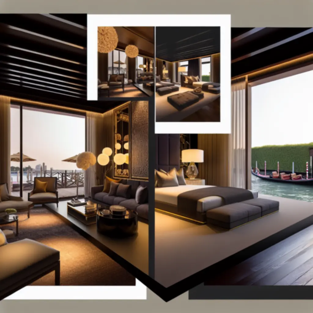 VIP-suite met privé lounge en kanaalzicht